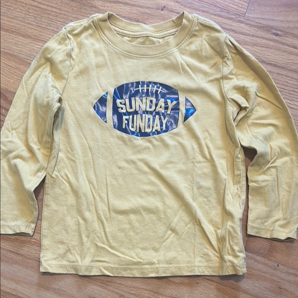 Other - Sunday Funday Kids Long Sleeve Shirt - Yellow